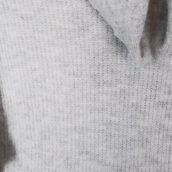 EXPRESS Acrylic Mini Turtleneck Sweater Dress‎ Size XSmall in Grey Heather - Picture 13 of 16